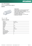 Sylvania 0027816 fluorescent lamp