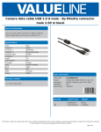 Valueline VLCP60807B20 camera cable