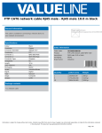 Valueline VLCB85210B100 networking cable
