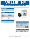 Valueline VLCB89000B network splitter