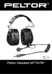 Peltor MT7H79A-09 headset