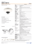 Samsung SNV-6013 surveillance camera