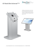 PresTop GT Kiosk Slim Universal White