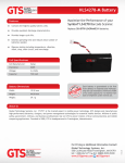 GTS HLS4278-M rechargeable battery