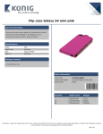 König CSFCGALS4MPI mobile phone case