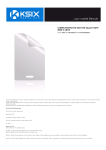 Ksix B8541SC01 screen protector