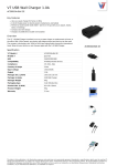 V7 USB Wall Charger 1.0A