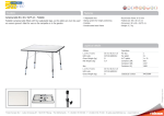 CamPart Travel TA-0831 freestanding table