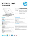 HP Pavilion x2 13-r100dx