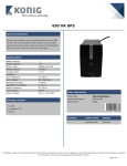 König CMP-UPS650VALU uninterruptible power supply (UPS)