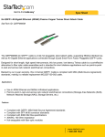 StarTech.com 2m QSFP+ 40-Gigabit Ethernet (40GbE) Passive Copper Twinax Direct Attach Cable