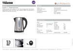 Tristar WK-1338 electrical kettle