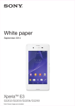 Sony Xperia E3 white 4GB 4G White