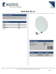 König SAT-60 satellite antenna