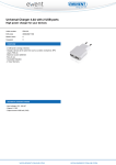 Ewent EW1215 mobile device charger