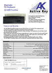 Active Key AK-8000-UV-W/CH