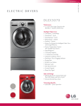 LG DLEX3070V tumble dryer