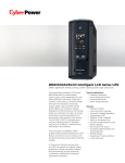 CyberPower BRG1000AVRLCD uninterruptible power supply (UPS)