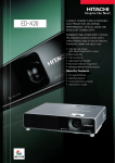 Hitachi ED-X20 data projector