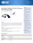 Tripp Lite NetCommander USB Server Interface Unit (SIU) with Virtual Media up to 12Mbps