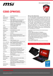 MSI Gaming GS60-2PMi581