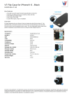 V7 Flip Case for iPhone&reg; 6 - Black