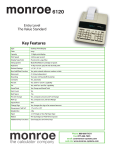 Monroe 6120 calculator