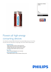 Philips LR14P12FV/10 non-rechargeable battery