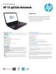 HP 15 15-g035ds