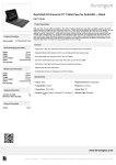 Kensington KeyFolio® Fit Universal 10” Tablet Case for Android® — Black