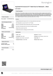 Kensington KeyFolio® Fit Universal 10” Tablet Case for Windows® — Black