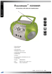 Soundmaster SCD5200GR CD radio