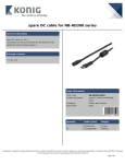 König NB-AD300-CABLE power cable