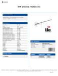 König ANT-UHF31L-KN television antenna