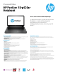 HP Pavilion 15-p036nr