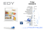 EDY EDKK8016 combi-fridge