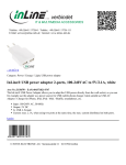 InLine 31505W mobile device charger