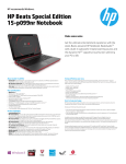 HP 15 Beats Special Edition 15-p099nr