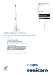 Philips Sonicare EasyClean HX6511/44 electric toothbrush