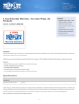 Tripp Lite 3-Year Extended Warranty