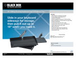 Black Box RM385 rack accessory