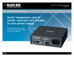 Black Box LMC7001A-R4 network media converter