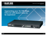 Black Box LB9005A-FO-R2 network switch