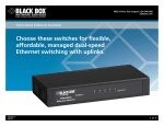 Black Box LB8405A-R3 network switch