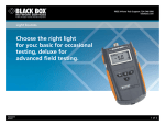 Black Box FOLS-MM-200 cable network tester