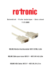 ROLINE VGA Cable, HD15 F - HD15 M, B-A 6 m