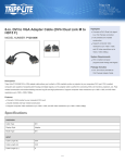 Tripp Lite DVI - VGA m/f