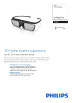 Philips PTA519/00 stereoscopic 3D glasses