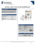 Nedis SEC-ASMS10 multimedia motion sensor