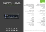 Muse M-1008 MR car media receiver